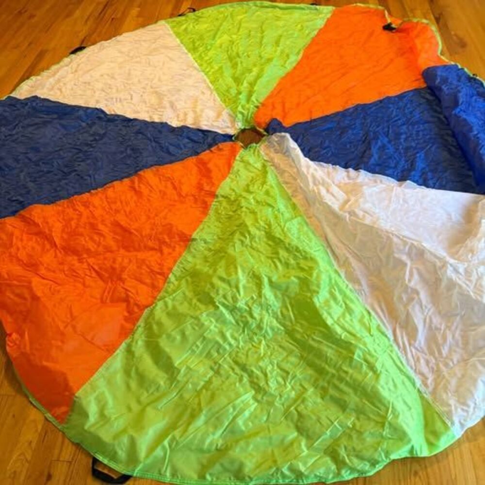 Multi-Colored Kids Play Parachute